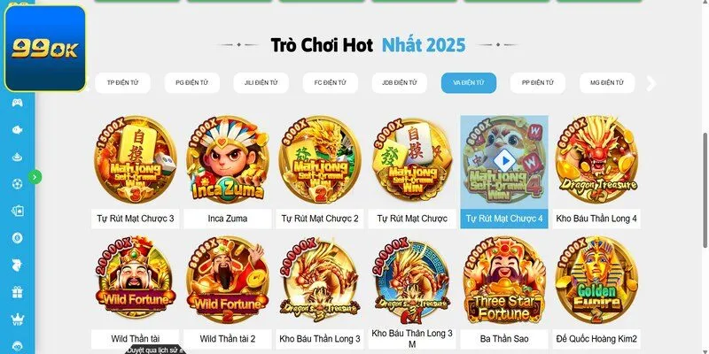 99OK đã nhanh chóng tạo dựng tên tuổi trong làng cá cược trực tuyến
