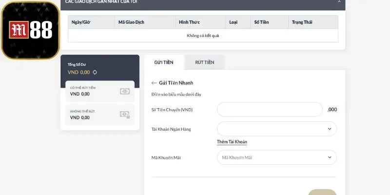 Lưu ý khi thực hiện giao dịch nạp cược